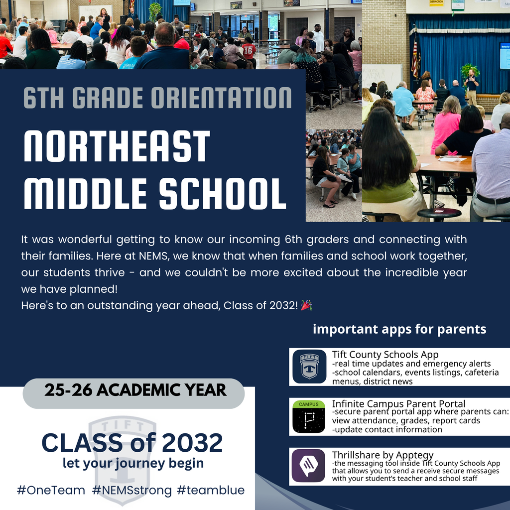 6TH GRADE ORIENTATION POST