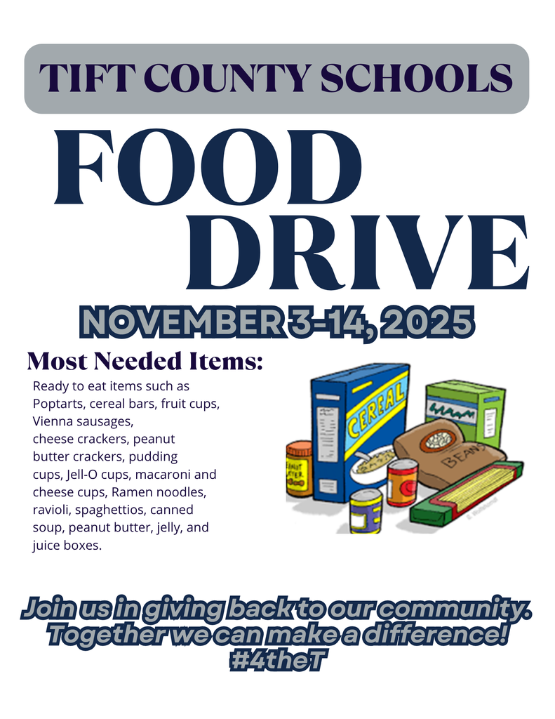 Tift County Schools Food Drive
