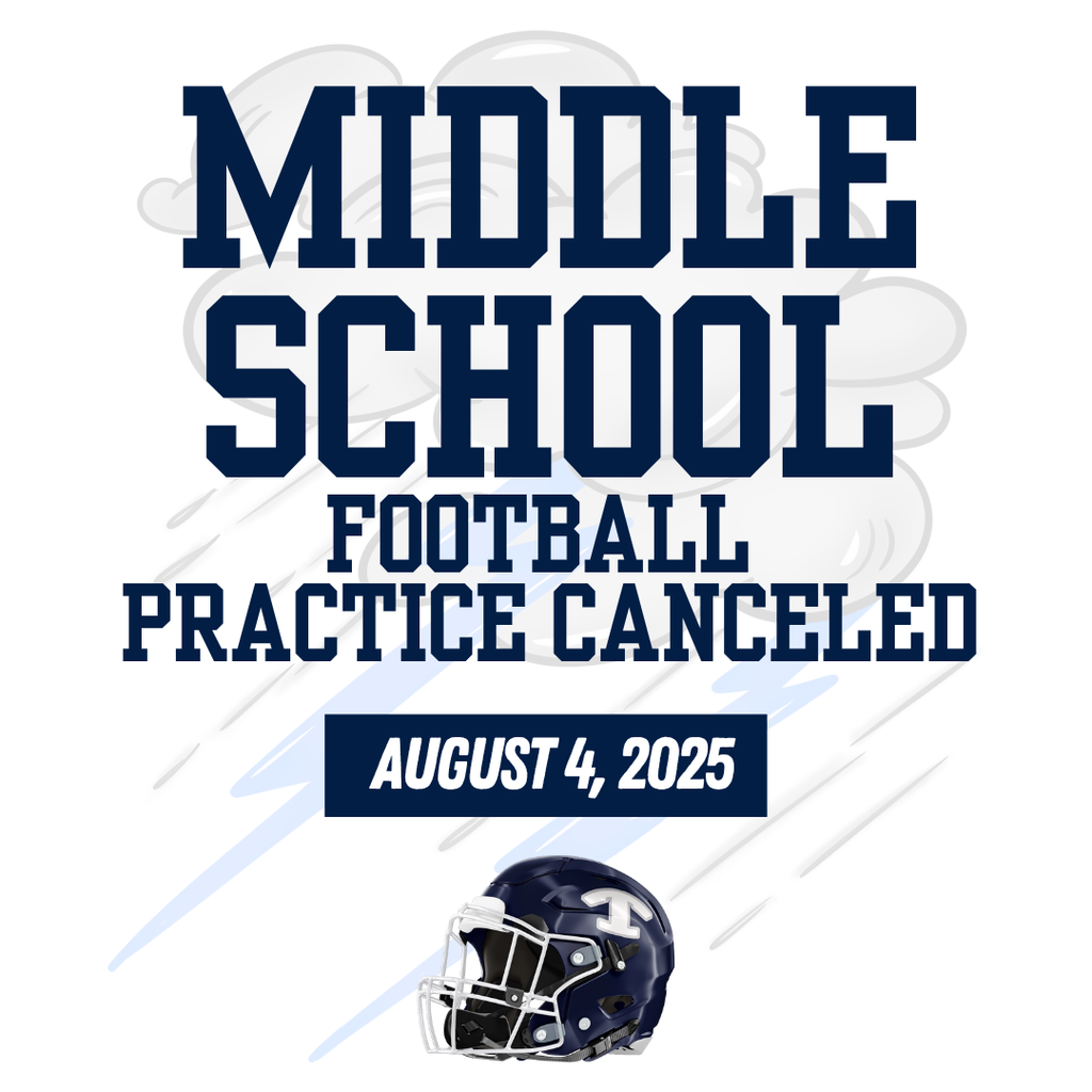 Middle School Football Canceled