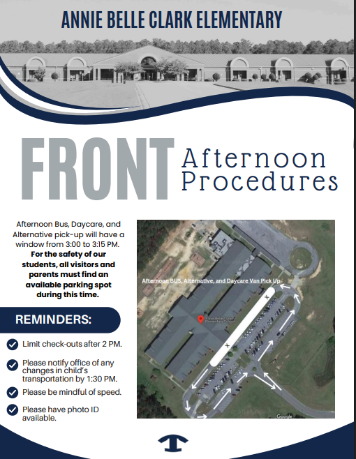 Front Afternoon Procedures