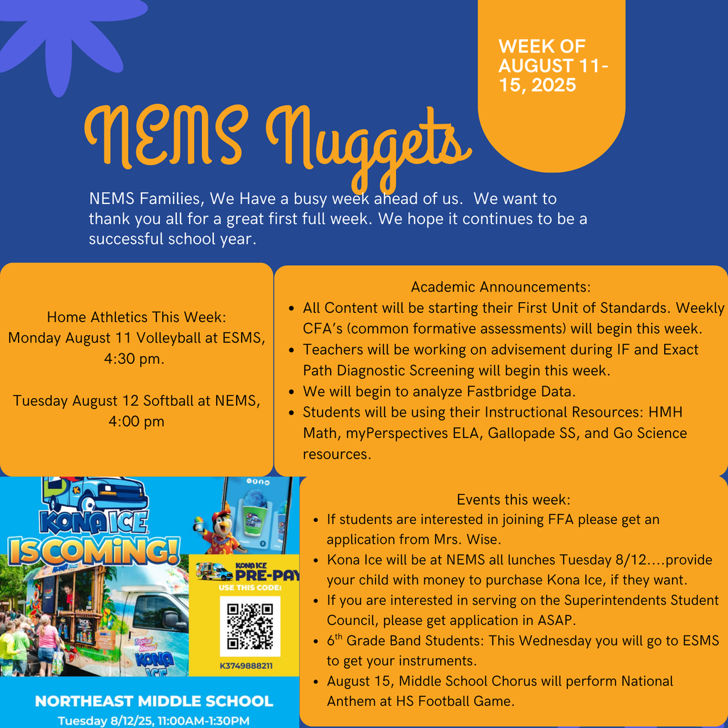 NEMS NUGGETS WEEK OF AUGUST 11