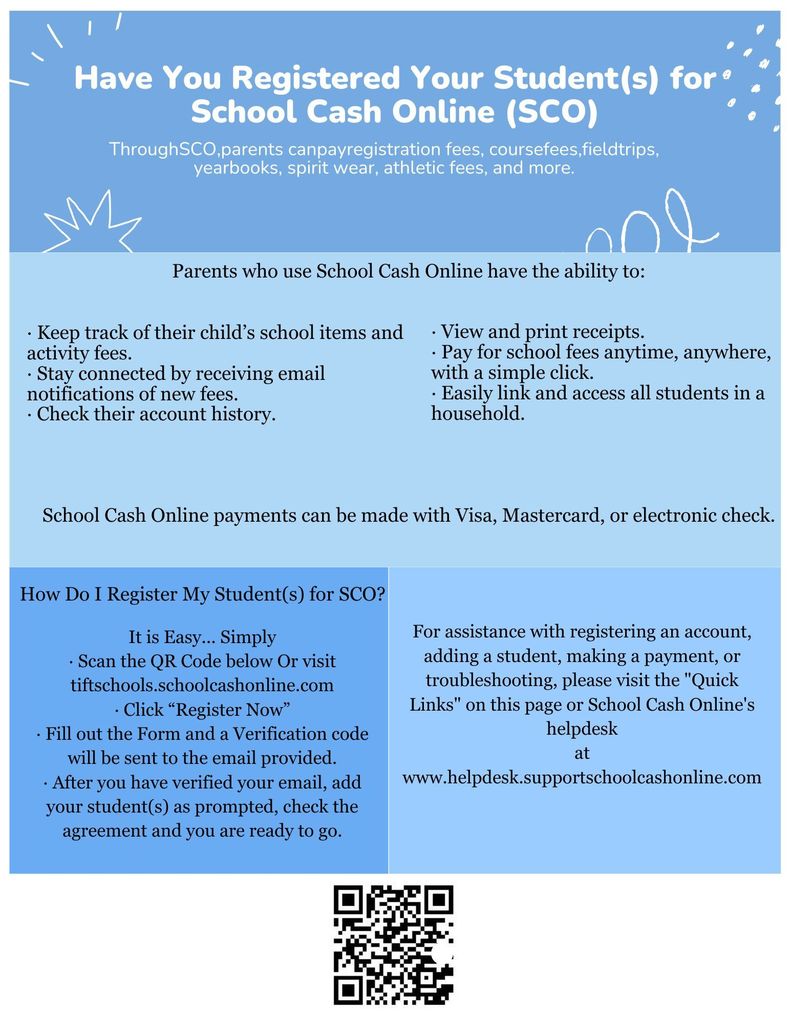School Cash Online English