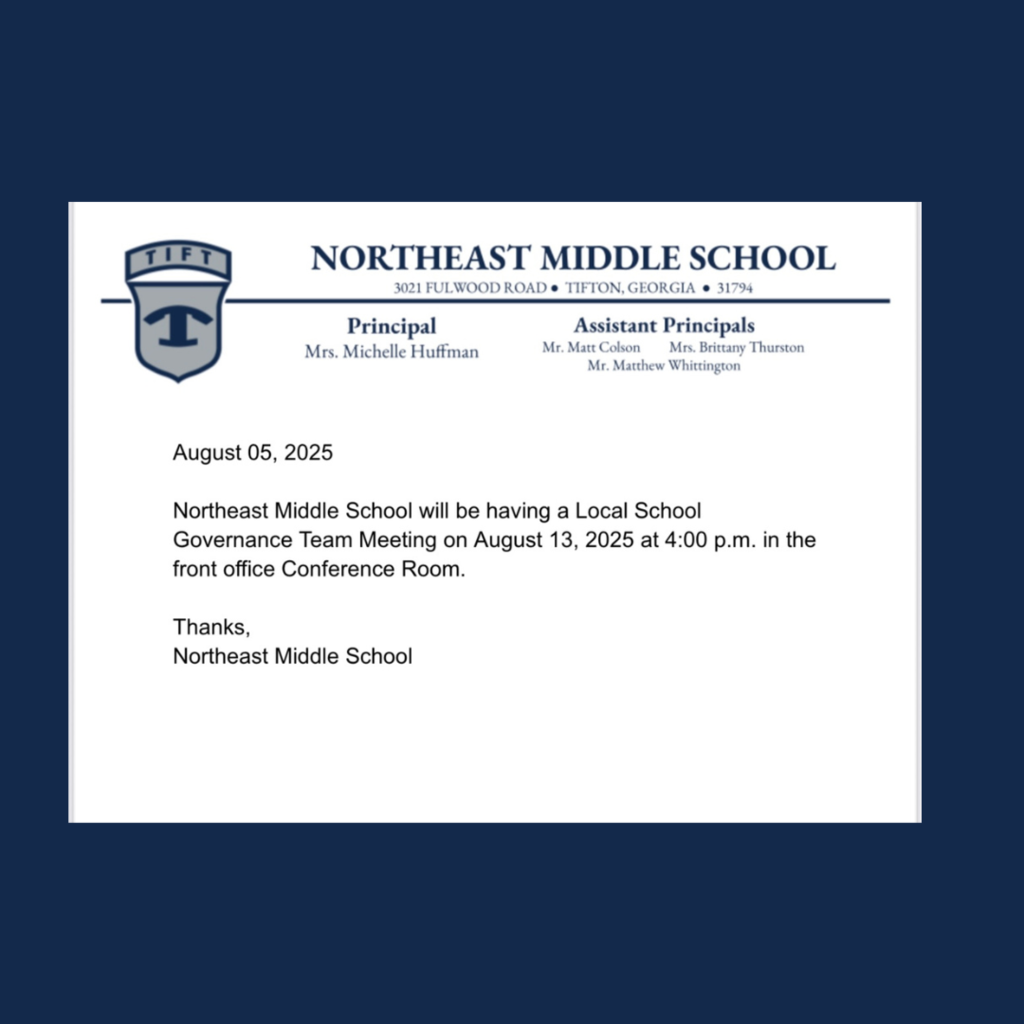 NEMS LSGT MEETING 8.13 at 4PM