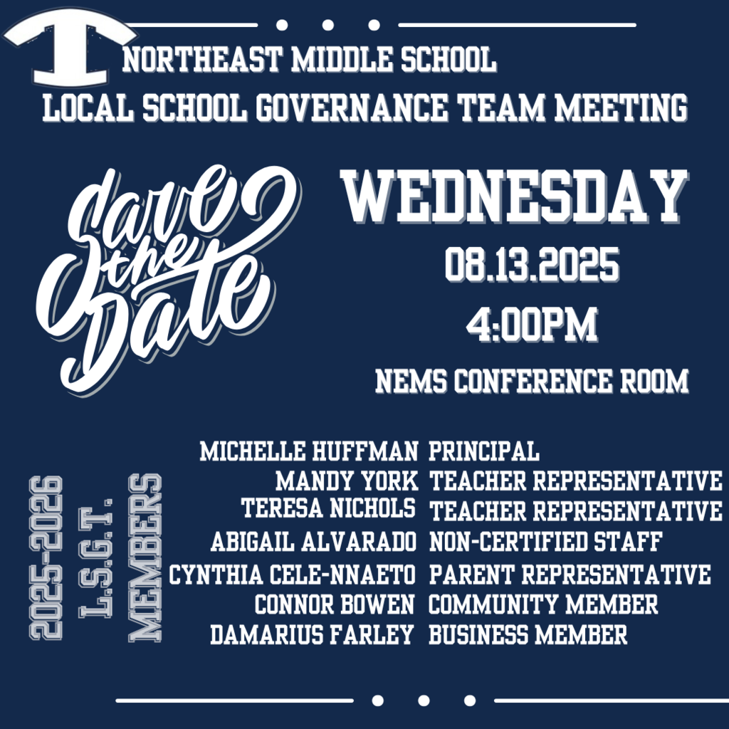 NEMS LSGT MEETING 8.13 at 4PM