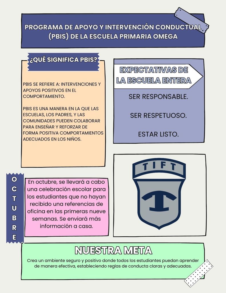 PBIS flyer (Spanish)