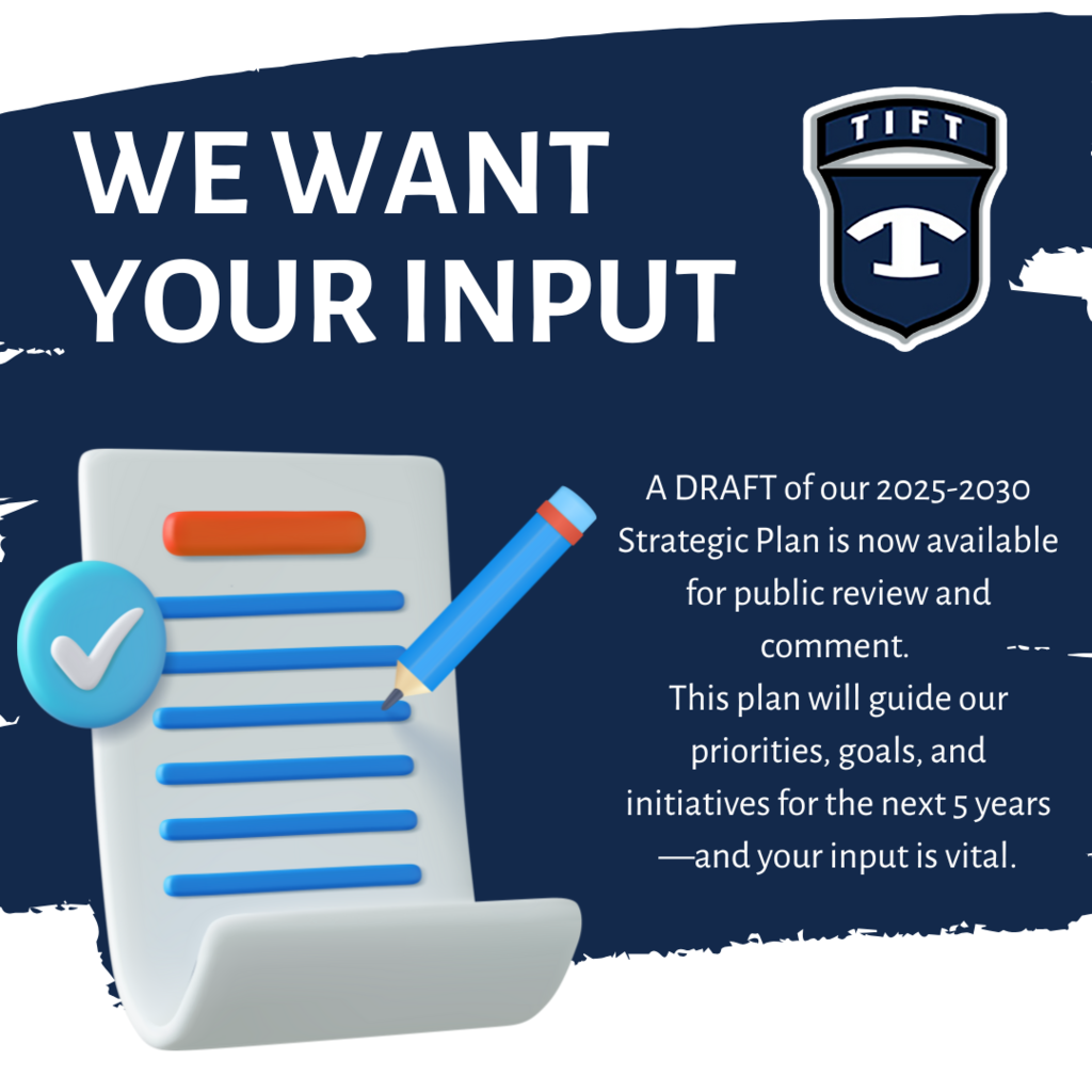 We want your input