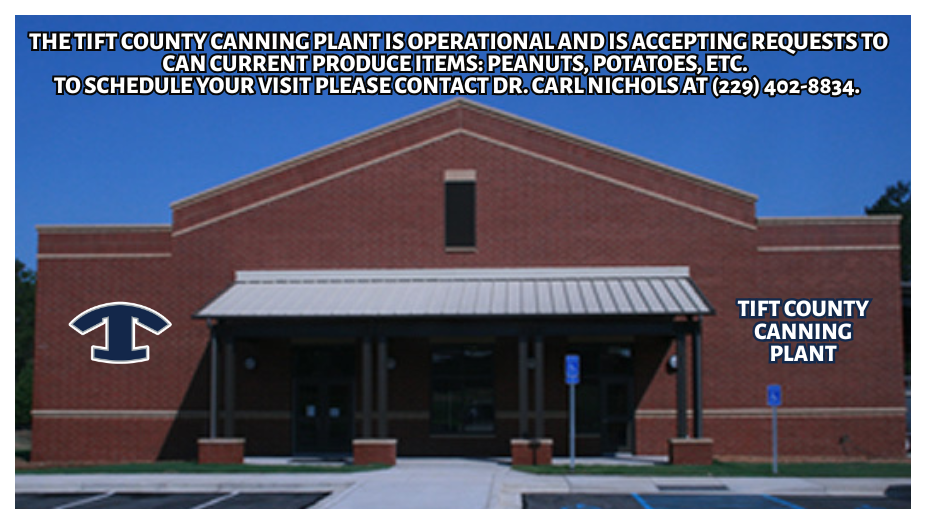 Tift County Canning Plant