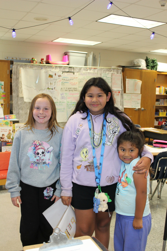 Parent, students,  and teachers at open house.