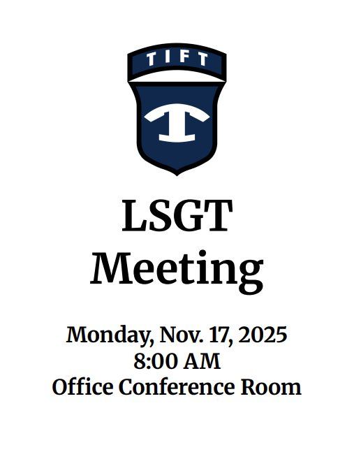 LSGT Nov. Meeting