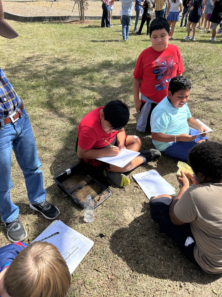 Students investigating deposition and erosion.