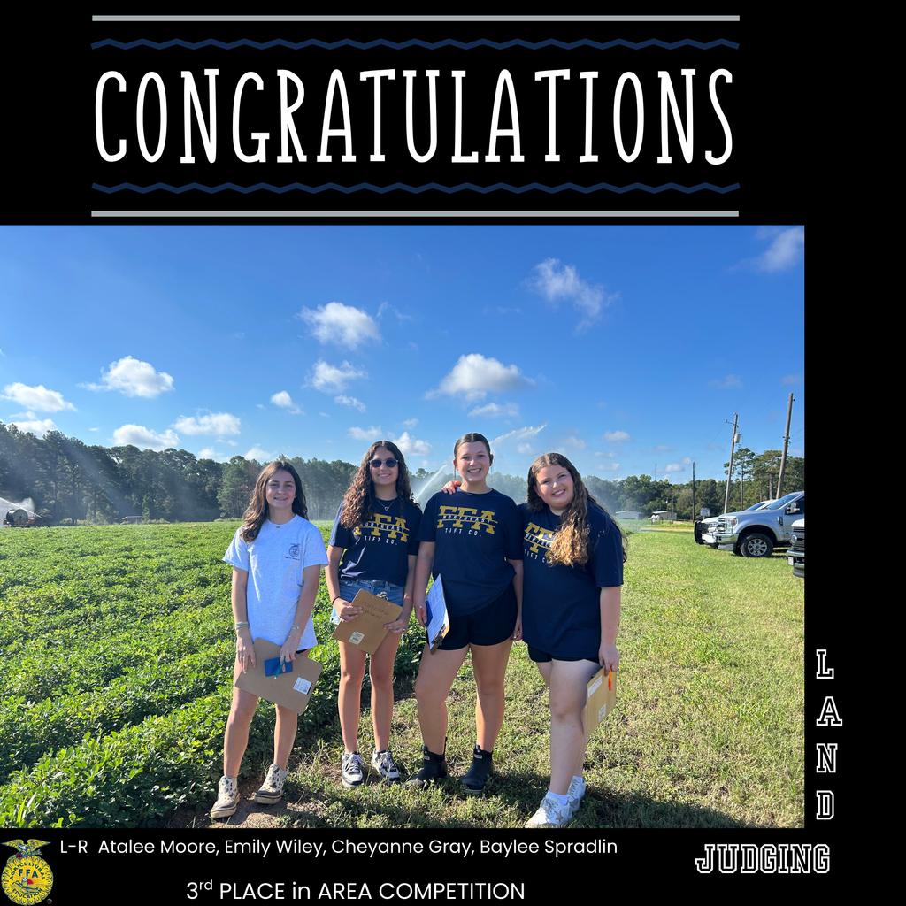 NEMS FFA LAND JUDGING TEAM TAKES 3RD
