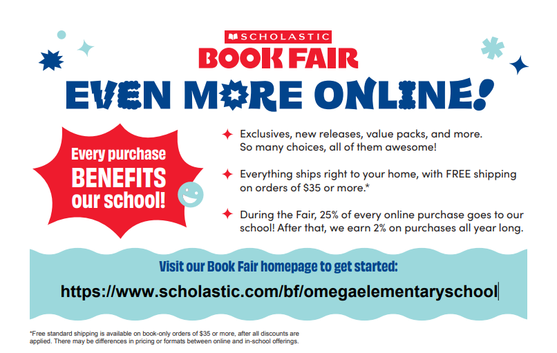 Online book fair flyer
