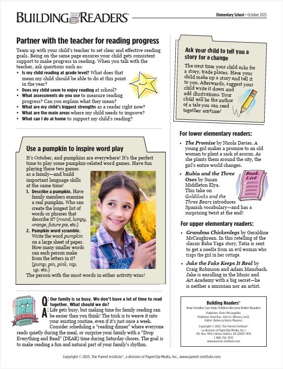 Building Readers October Newsletter p. 2