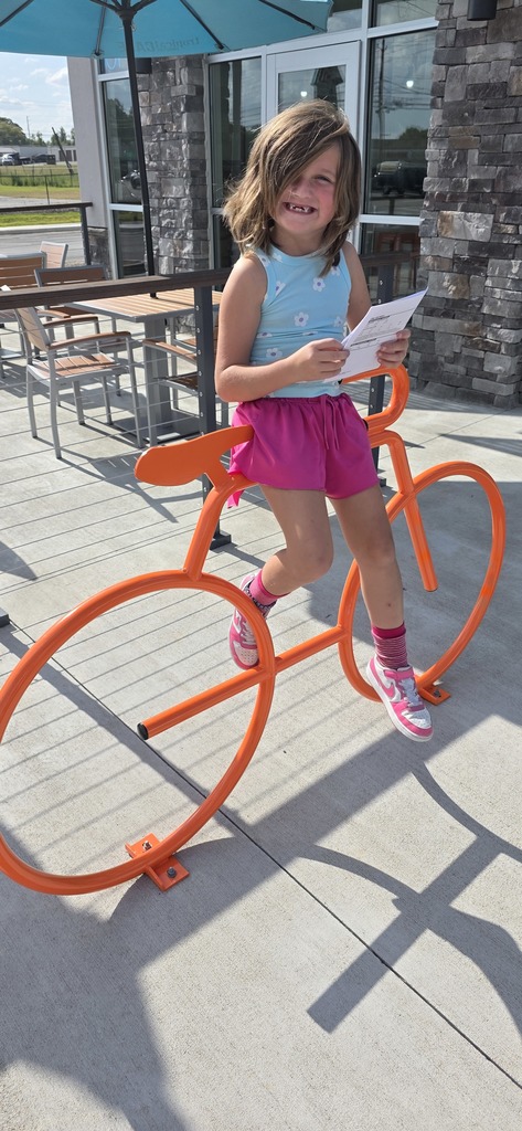 Student reading.