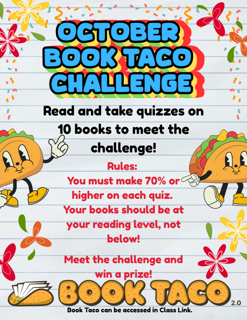 Book Taco October Challenge