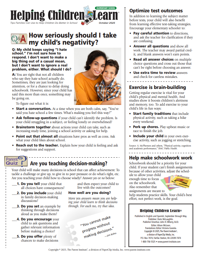 Helping Children Learn