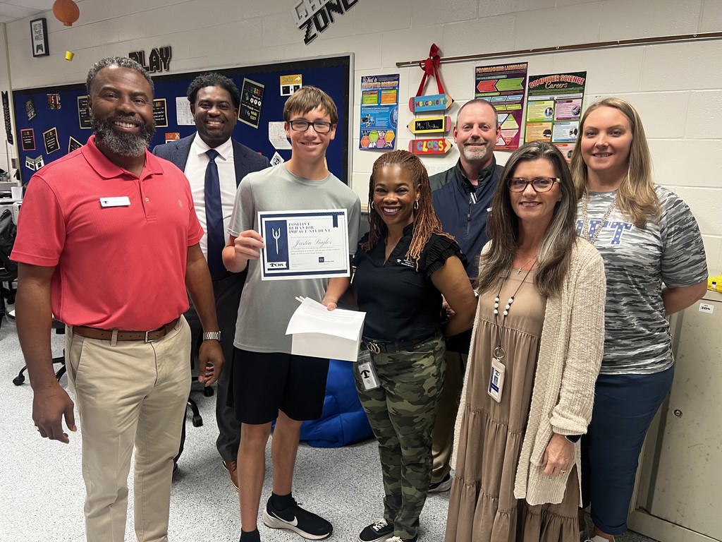 Positive Behavior Impact Student of the Month
