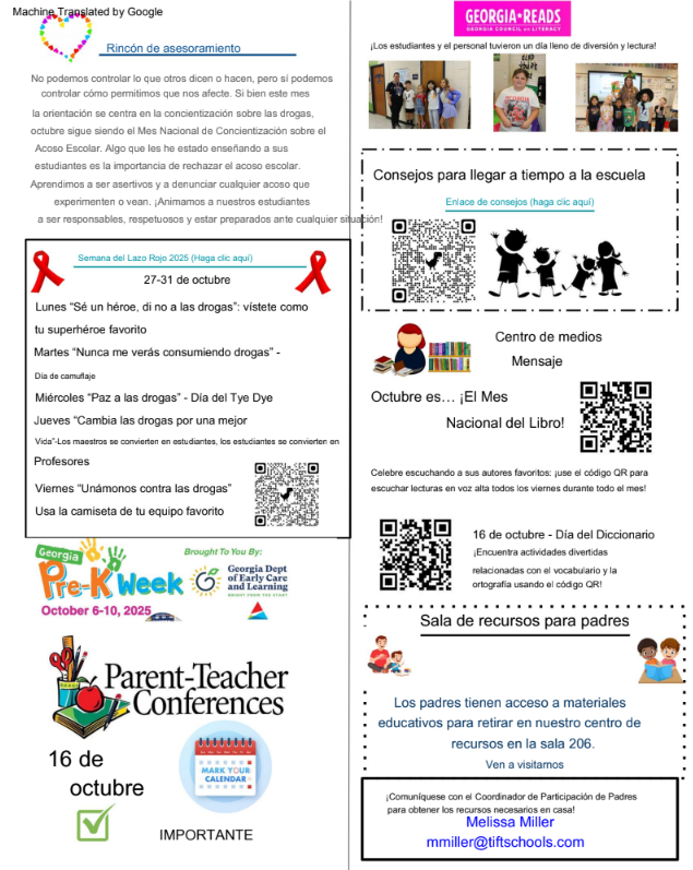October School Newsletter