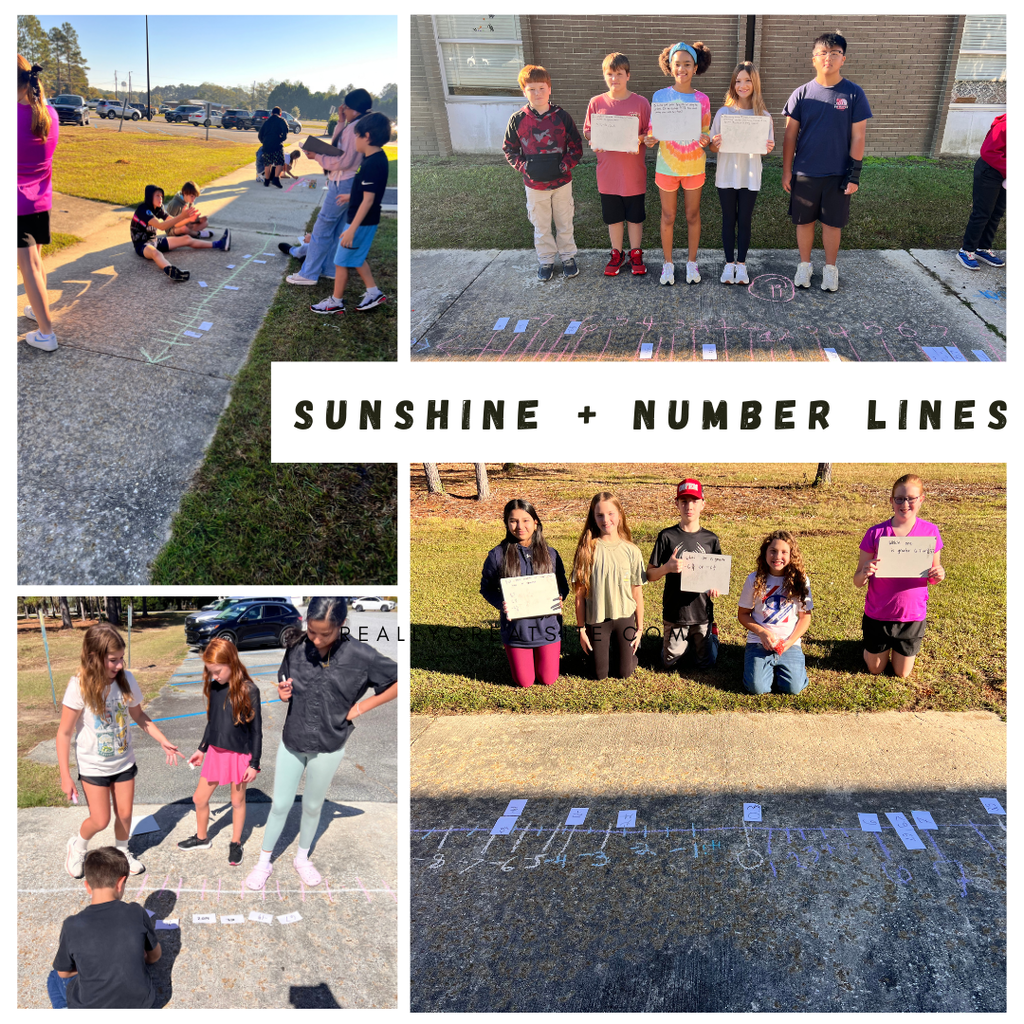 TAKING MATH OUTSIDE 🌞
