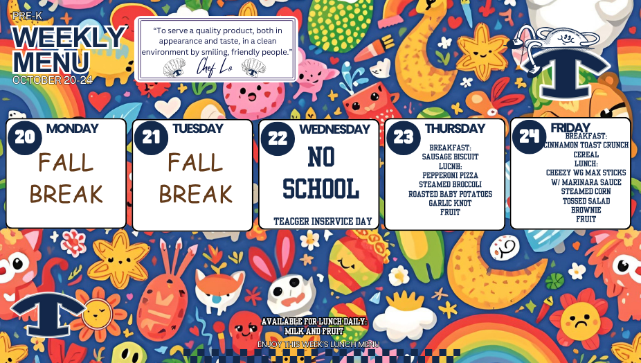 BREAKFAST AND LUNCH MENUS