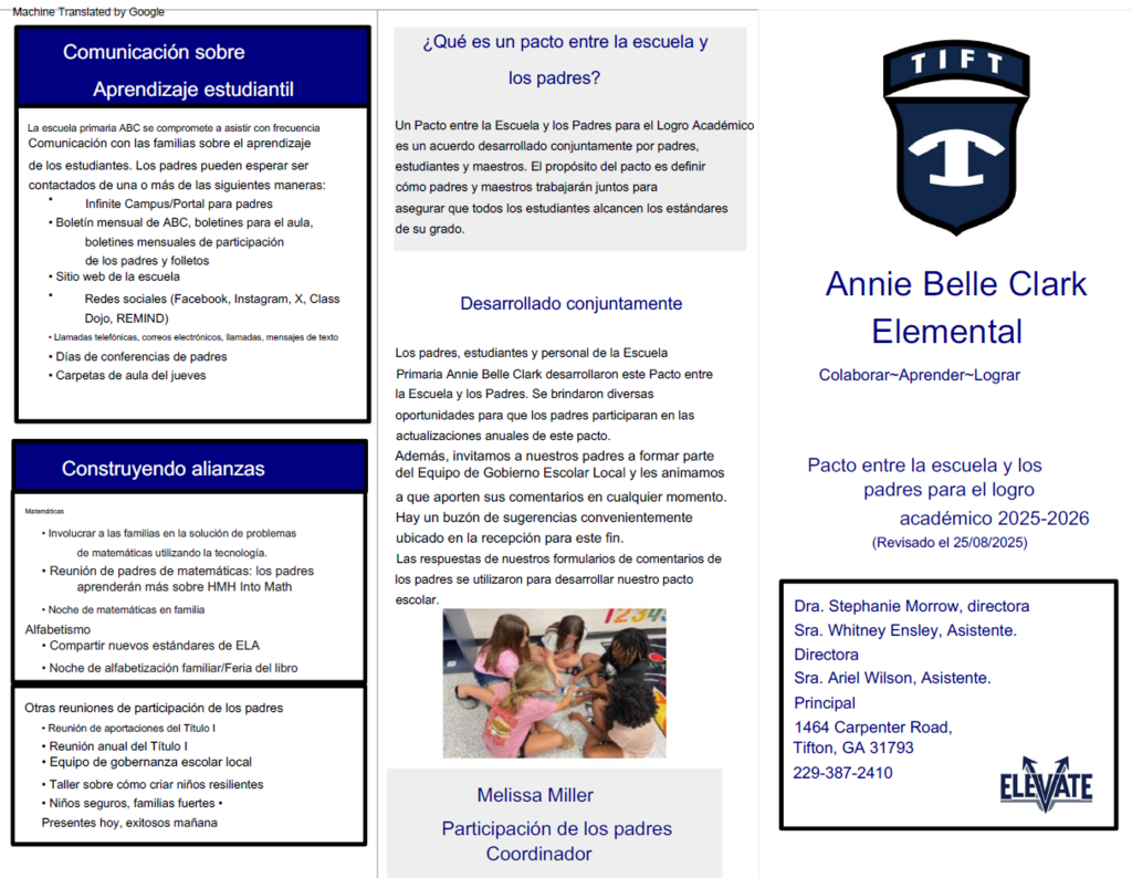 Parent-School Compact