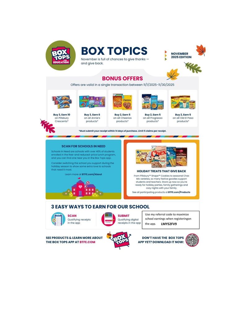 November Box Topics English