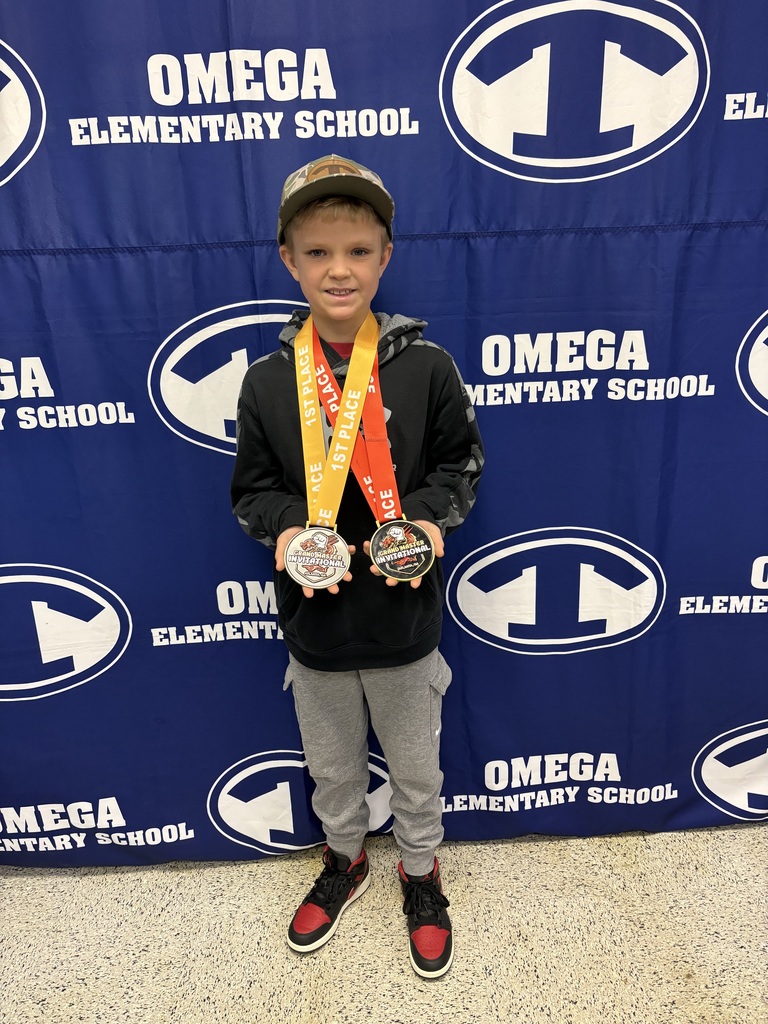 Student with awards.