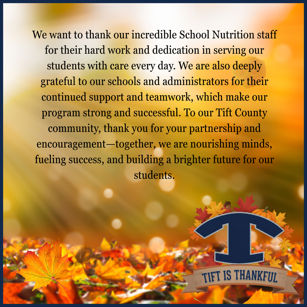 Tift is Thankful