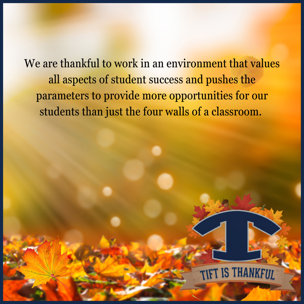 Tift is Thankful