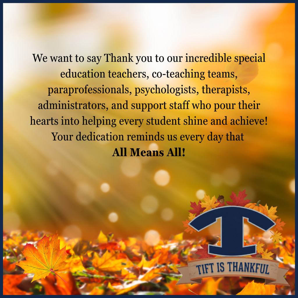 Tift is Thankful