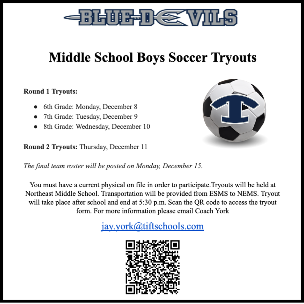 MS Soccer Tryouts