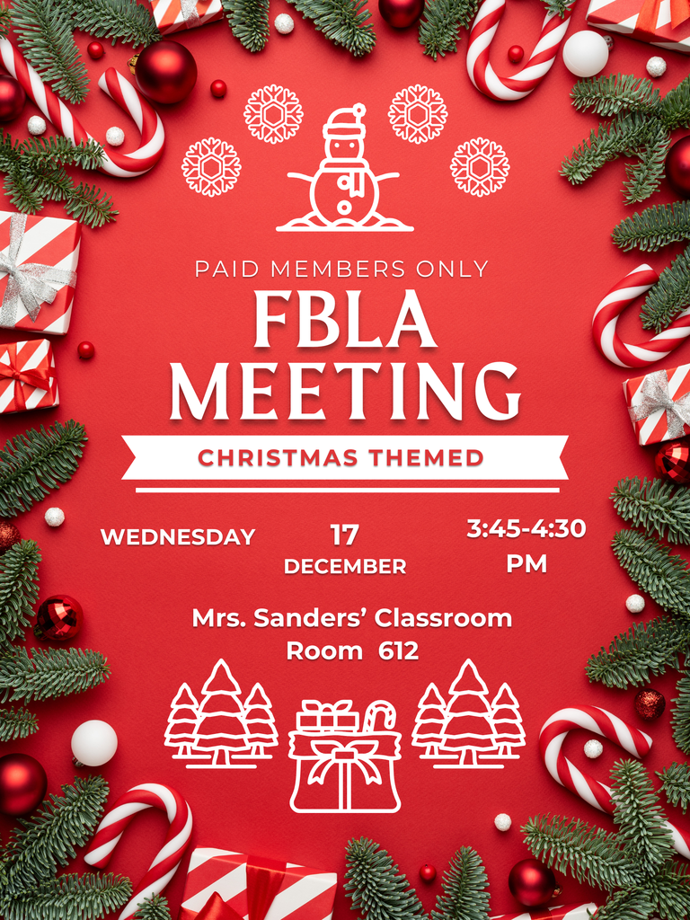 FBLA Christmas Meeting