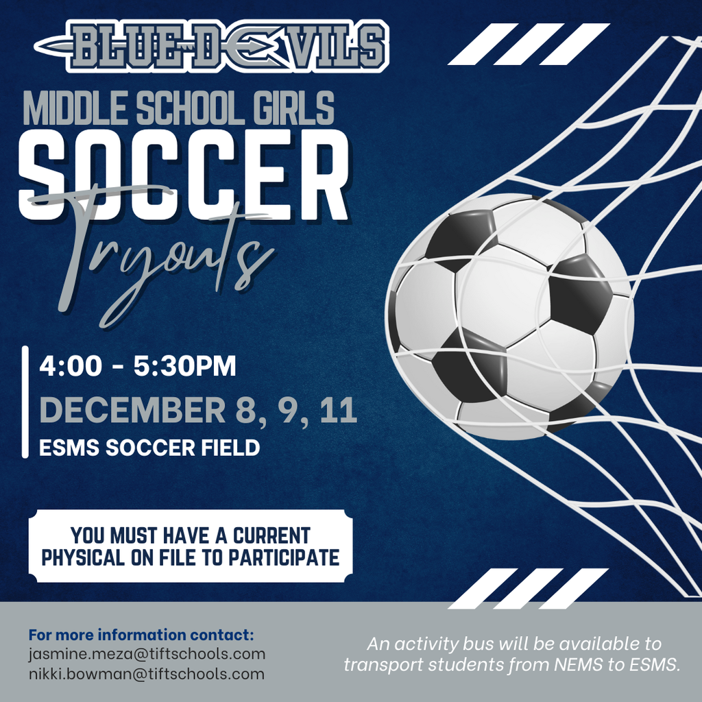 MS Girls Soccer Tryouts