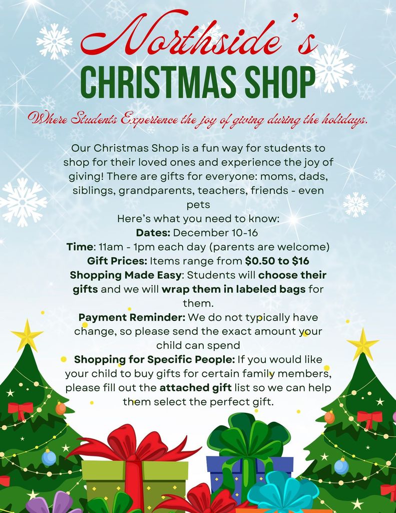 Christmas Shop English