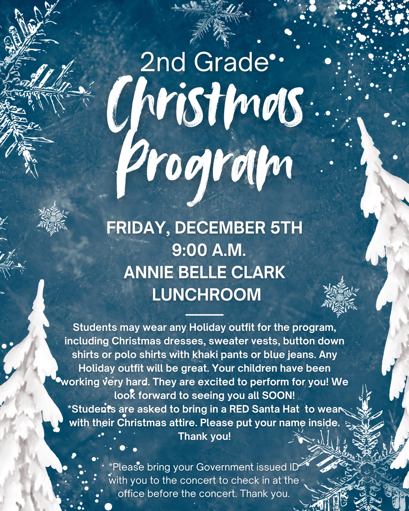 2nd Grade Christmas Program