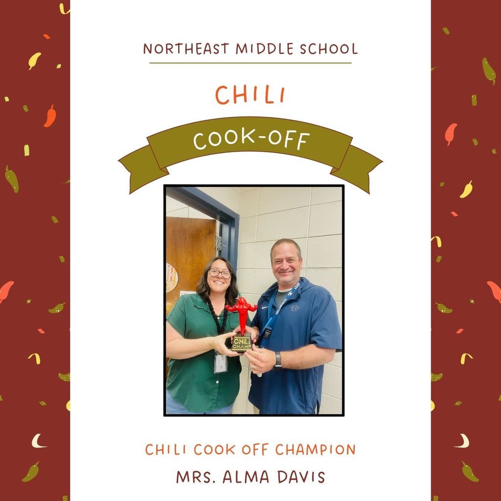 NEMS 2nd Annual Chili Cook Off Champion ALMA DAVIS