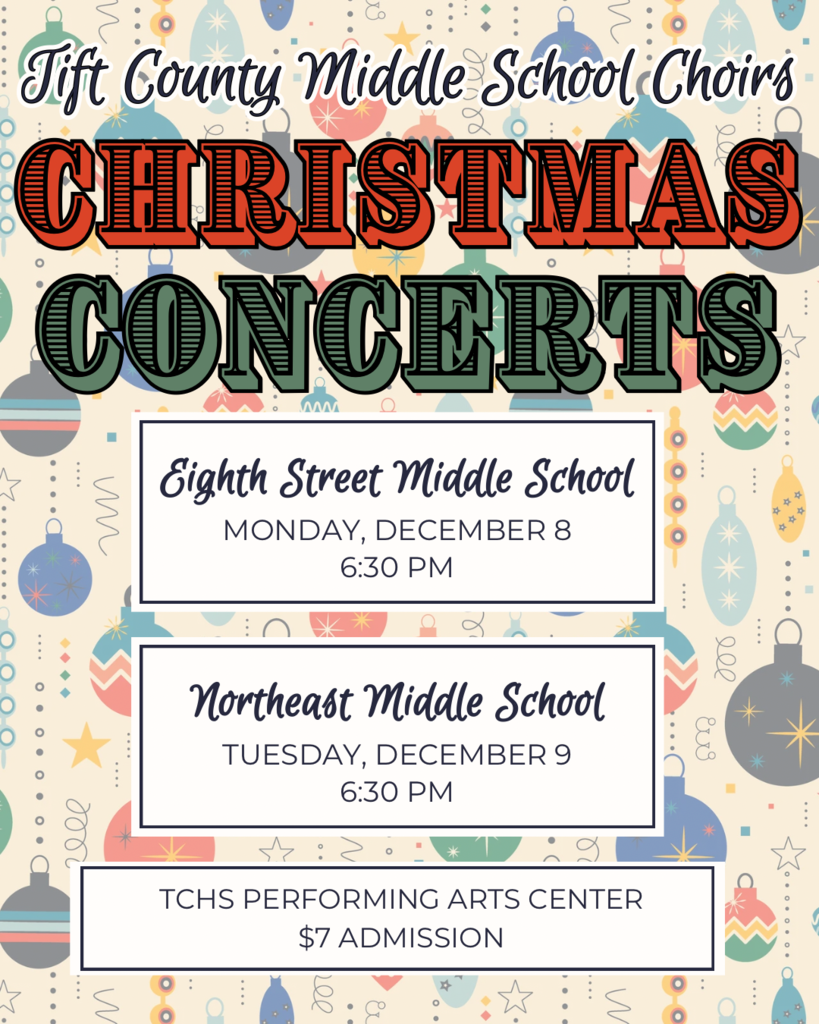 MIddle School Christmas Concerts