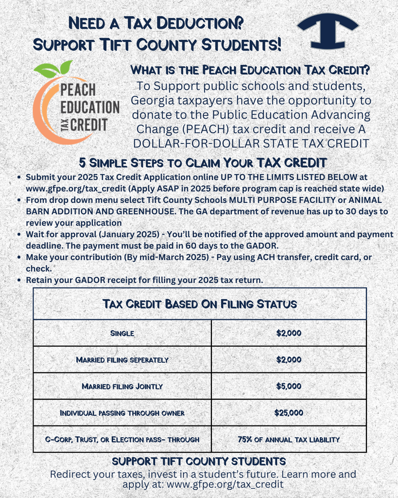 Peach Education Tax Credit