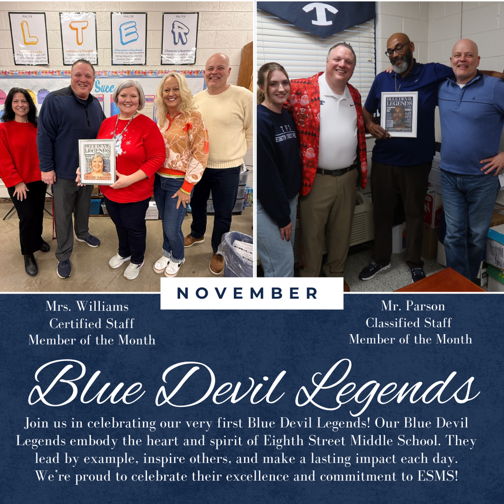 Blue Devil Legends for November