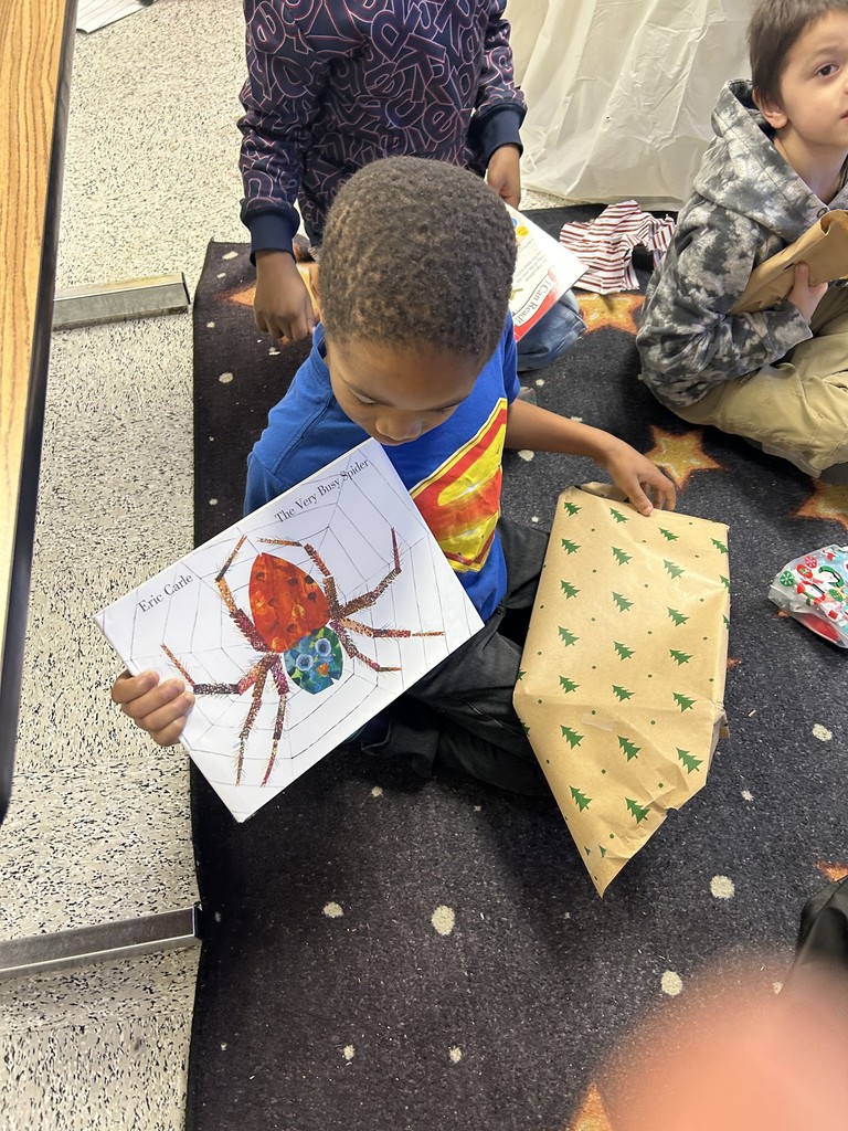 Students received a book from Transforming Students Joyfully!