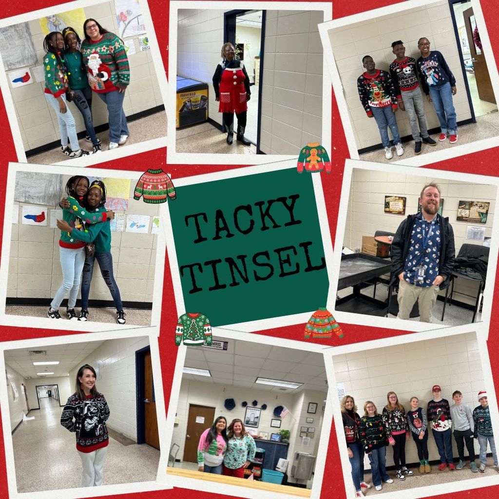 NEMS 12 DAYS of CHRISTMAS TACKY TINSEL DAY