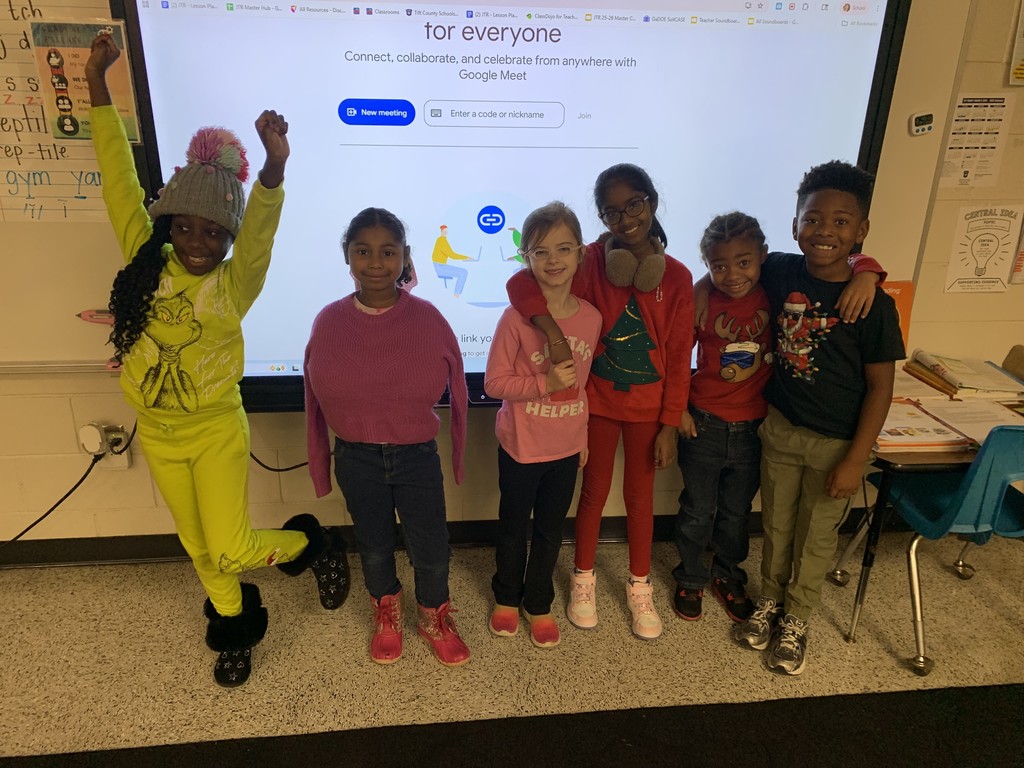 Feeling festive in our holiday shirts and gear! ❤️💚🌟 #wearejtr #4theT