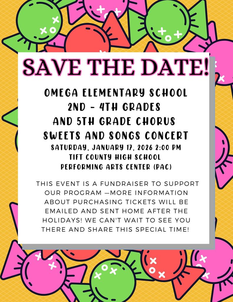 Omega Elementary School Sweets and Songs Concert 