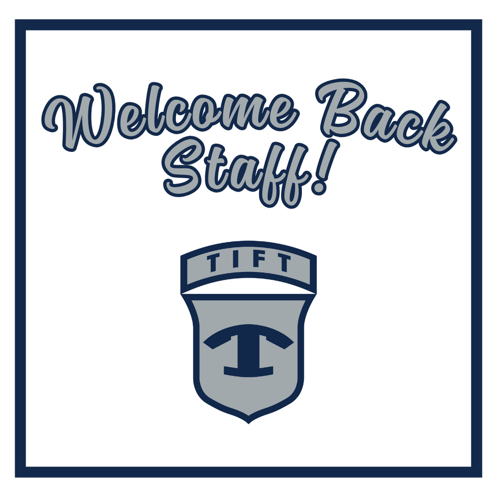 Welcome Back Staff
