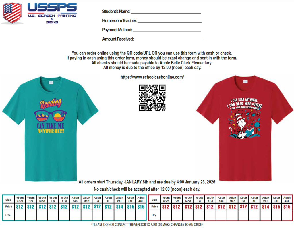 Read Across America Tshirt Sales