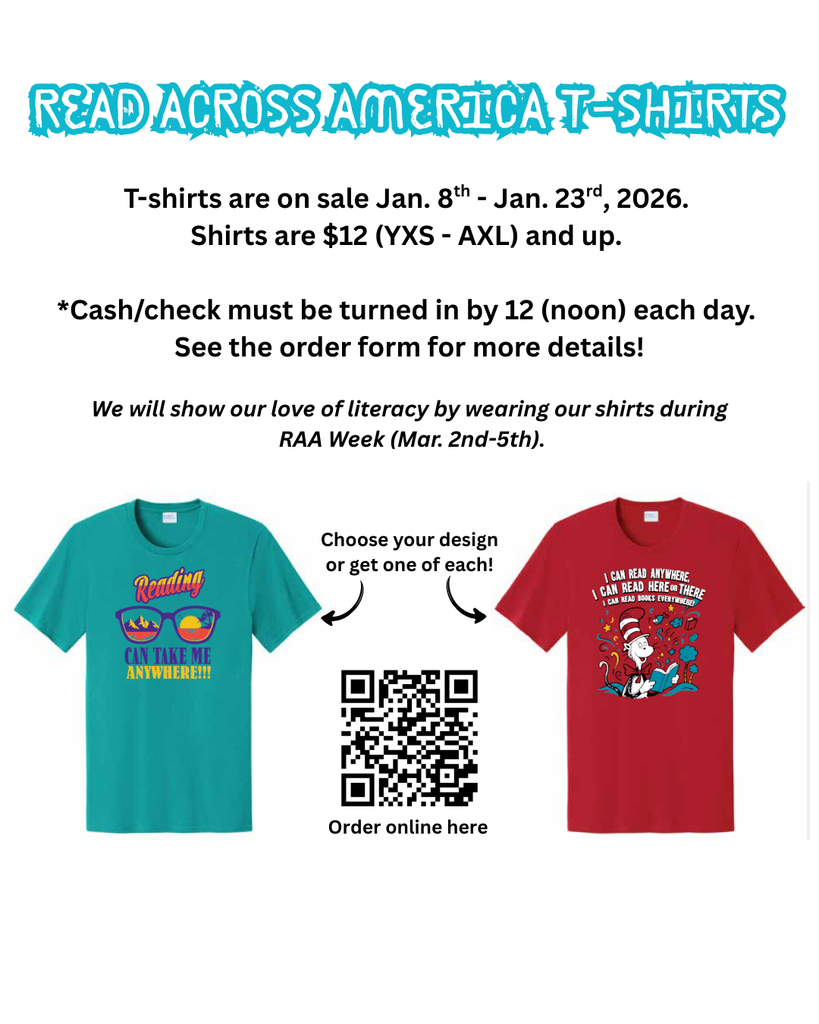 Read Across America Tshirt Sales