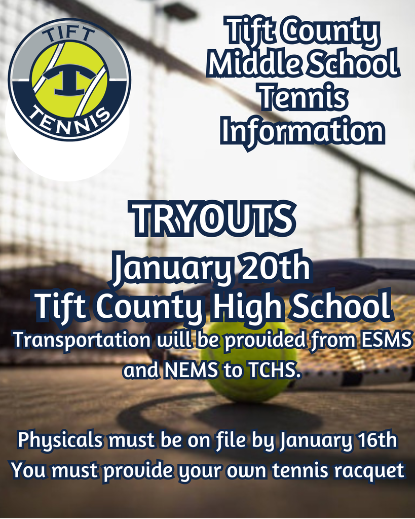 MS Tennis Tryouts