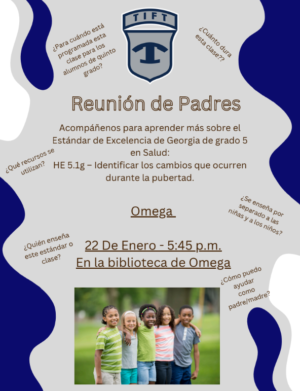Parent Meeting Flyer - Spanish