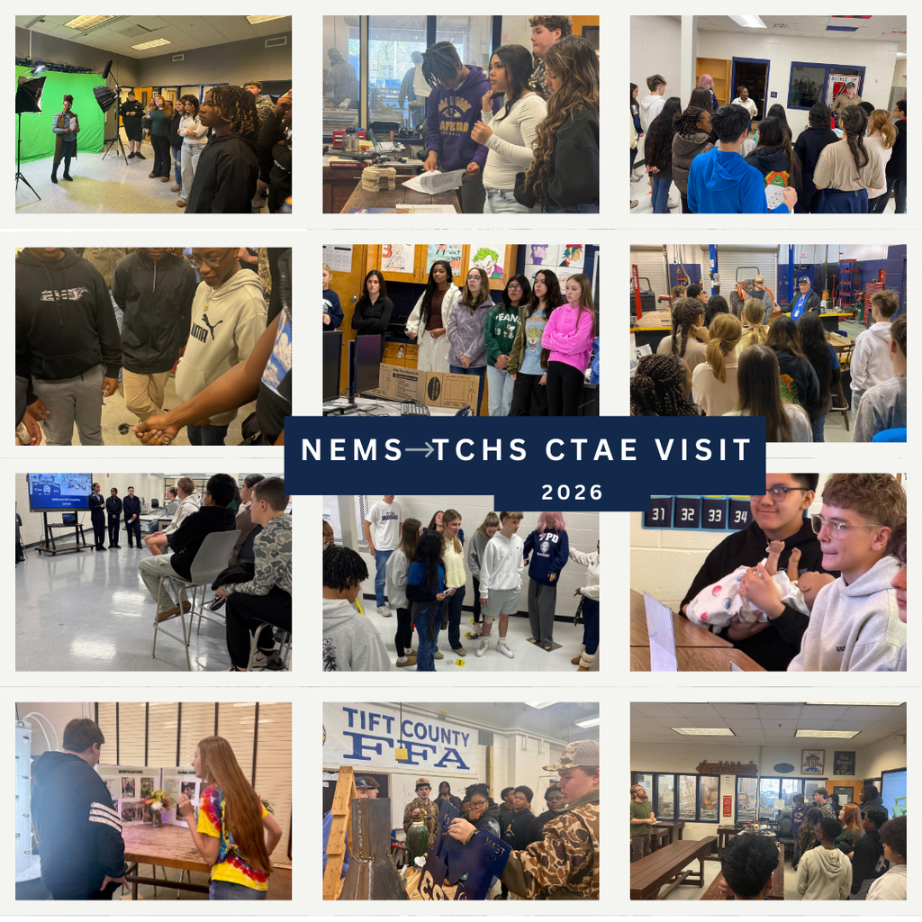 NEMS 8TH GRADERS TAKE ON TCHS