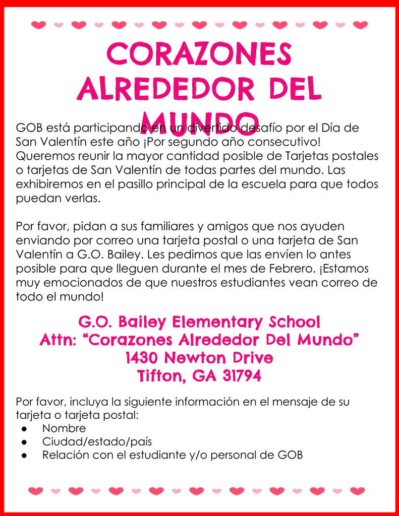 Hearts around the world